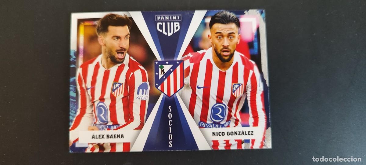 Football Stickers: PANINI CLUB 25/26 AT MADRID CARD SOCIOS ALEX BAENA/NICO GONZALEZ # 46
