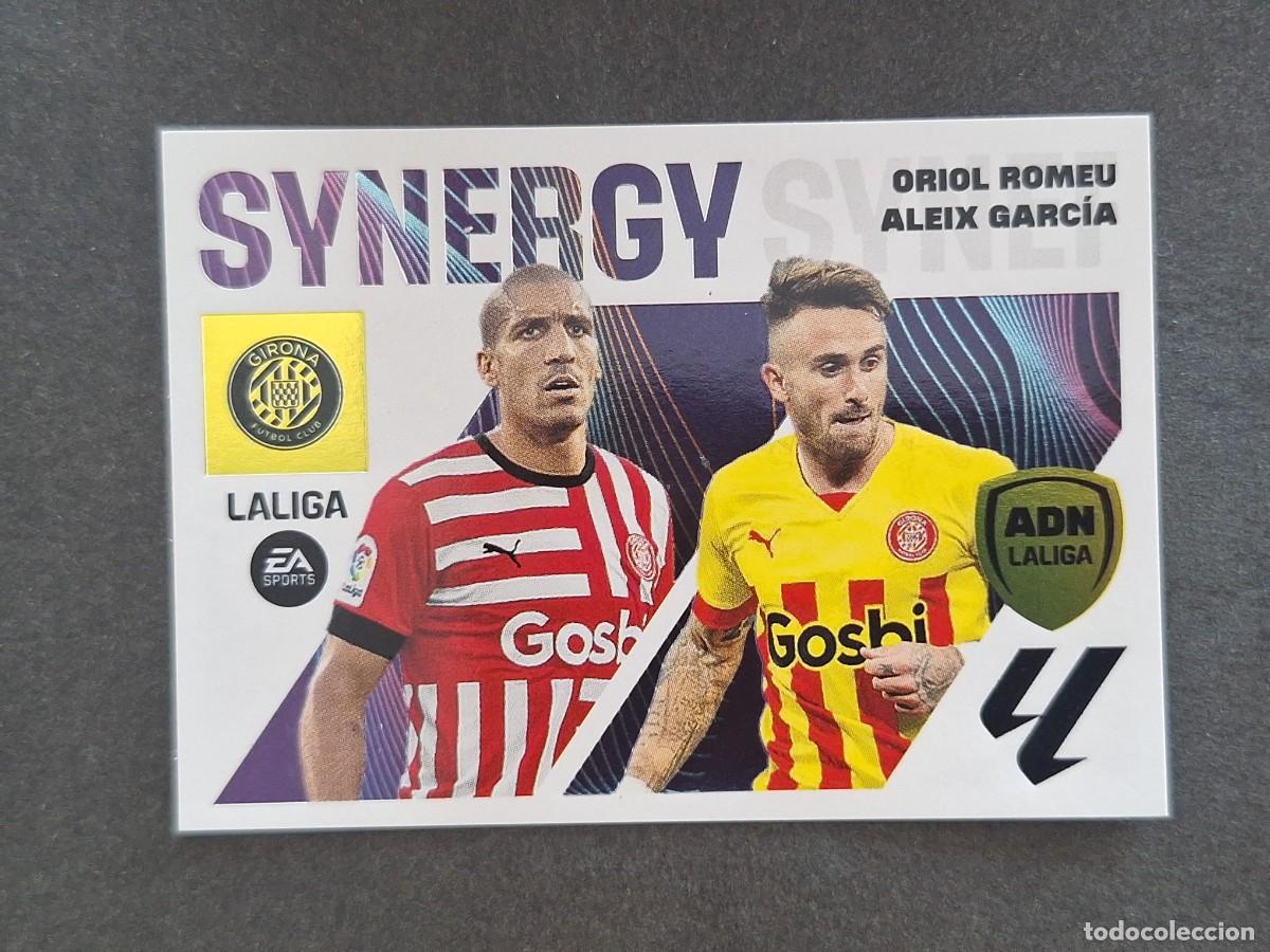 Football Stickers: L1 ORIOL ROMEU - ALEIX GARCIA GIRONA F. C. LIGA ESTE 2023 2024 23 24 NUNCA PEGADO SIN PEGAR