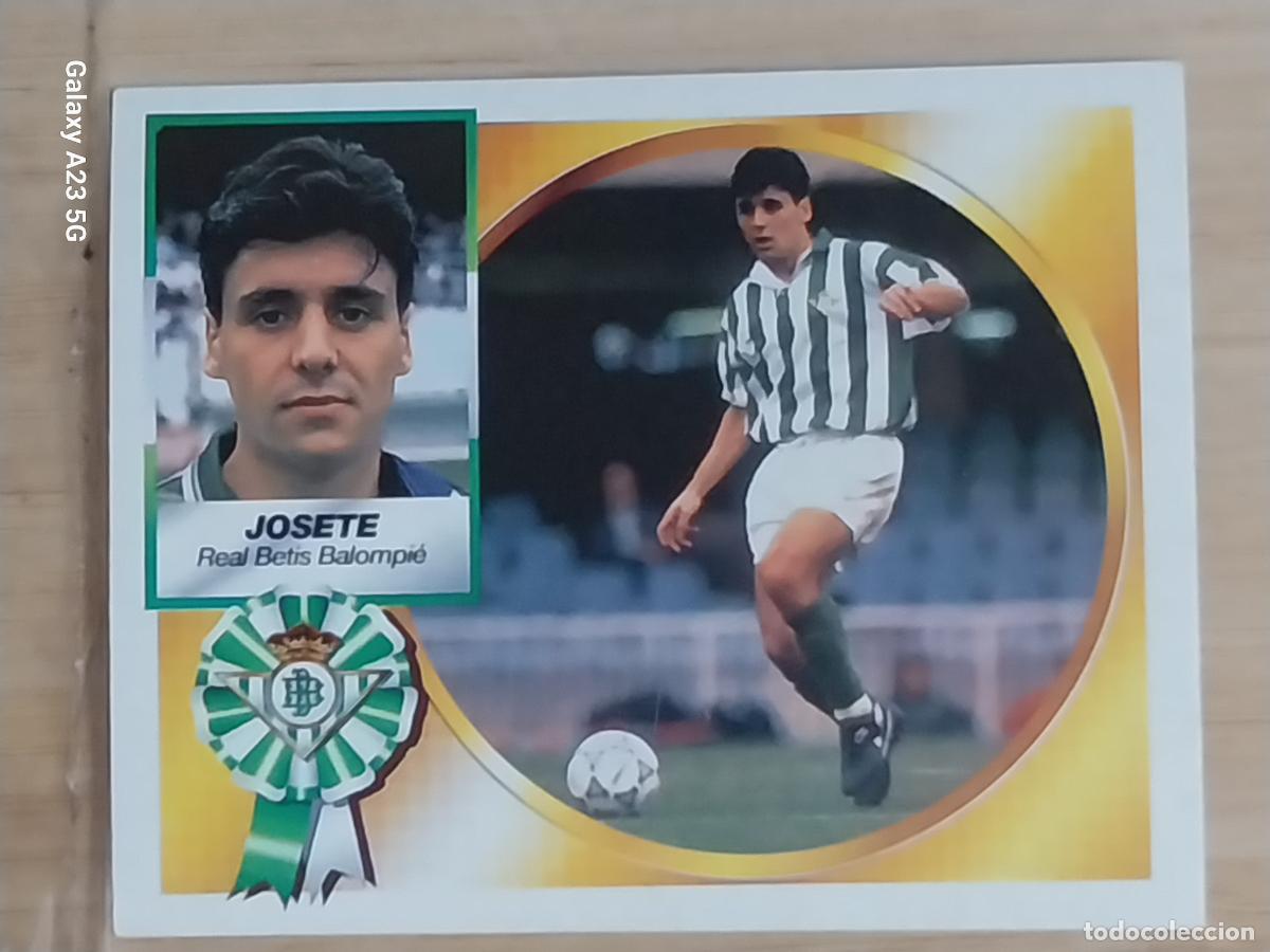 Football Stickers: JOSETE REAL BETIS ED ESTE 1994 94 95 CROMO SIN PEGAR NUNCA