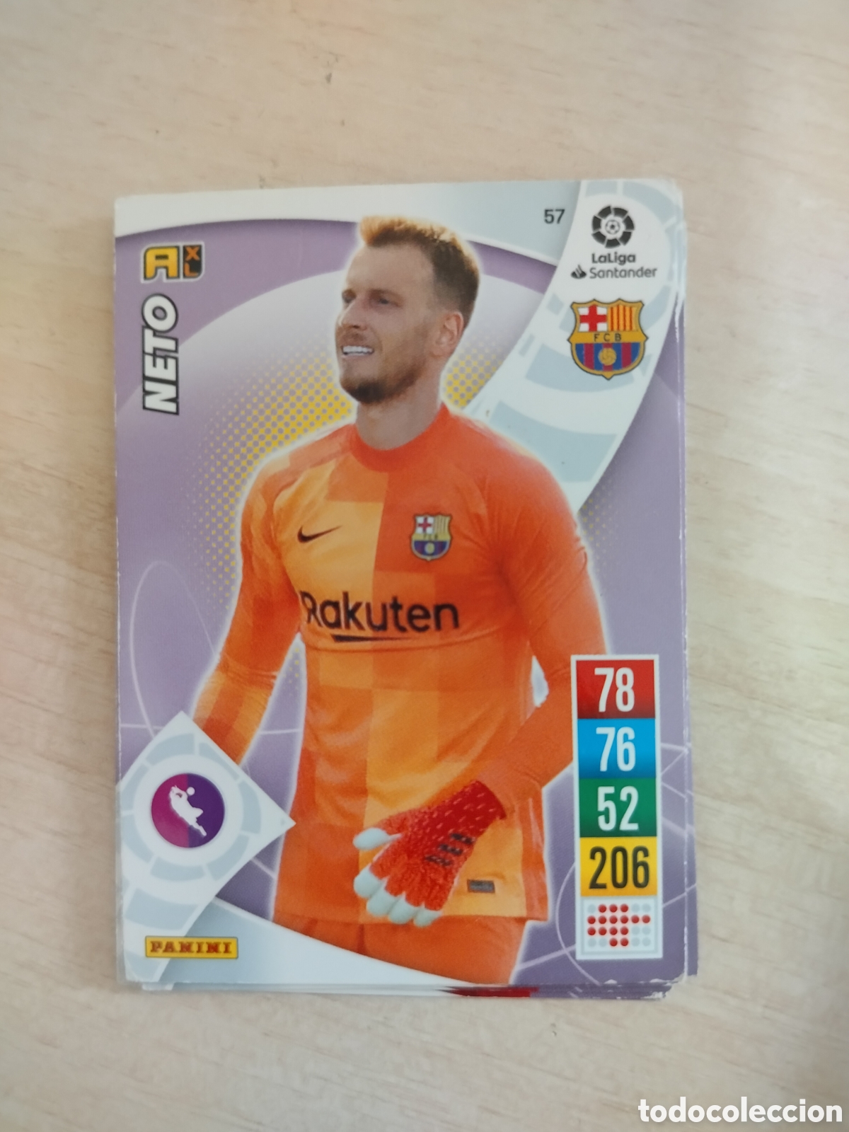 Football Stickers: NETO 57 ADRENALYN 2021 2022 21 22