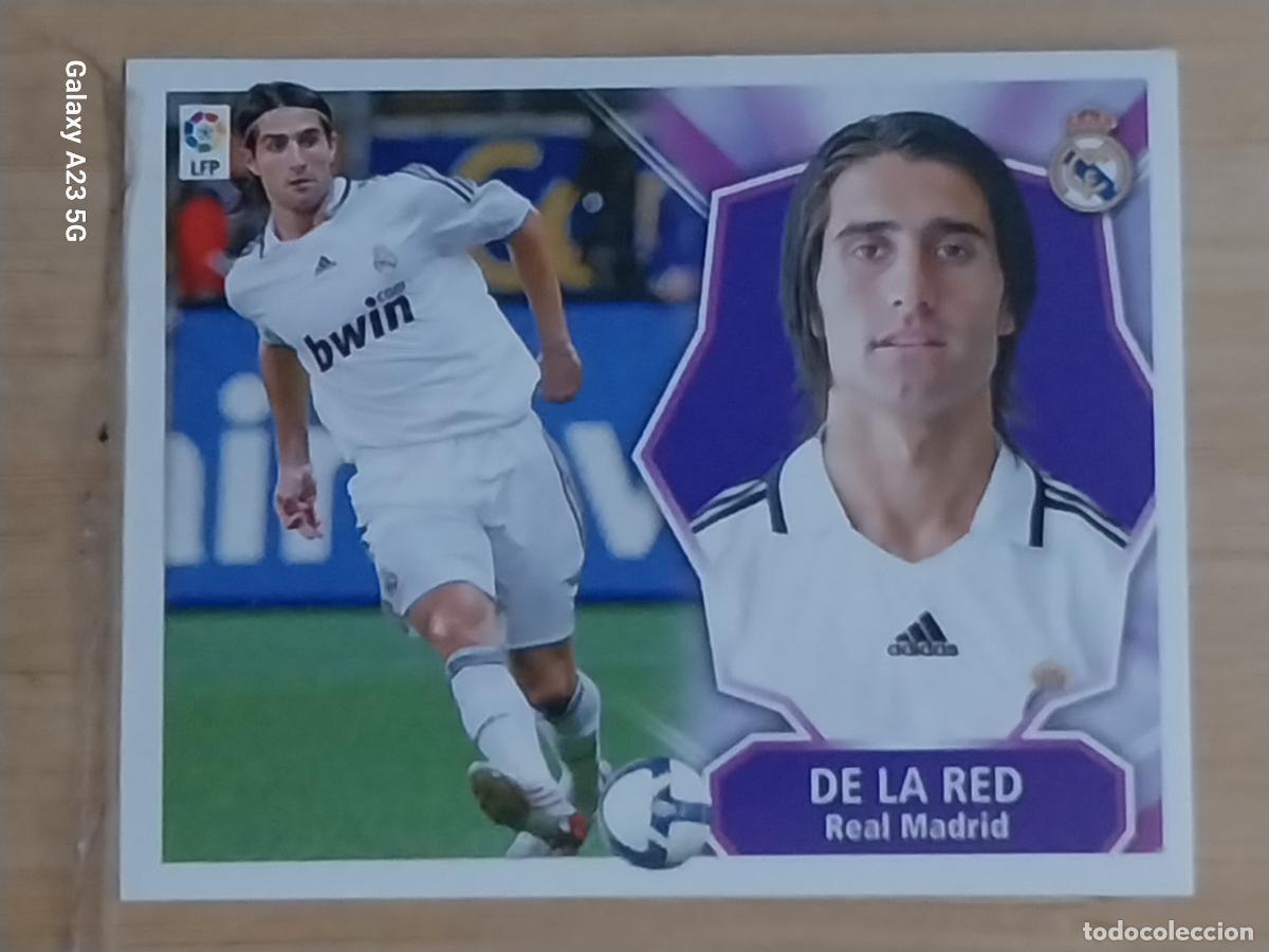Cromos de f&uacute;tbol: DE LA RED REAL MADRID UF 38 FICHAJE ED ESTE 2008 08 09 CROMO SIN PEGAR NUNCA