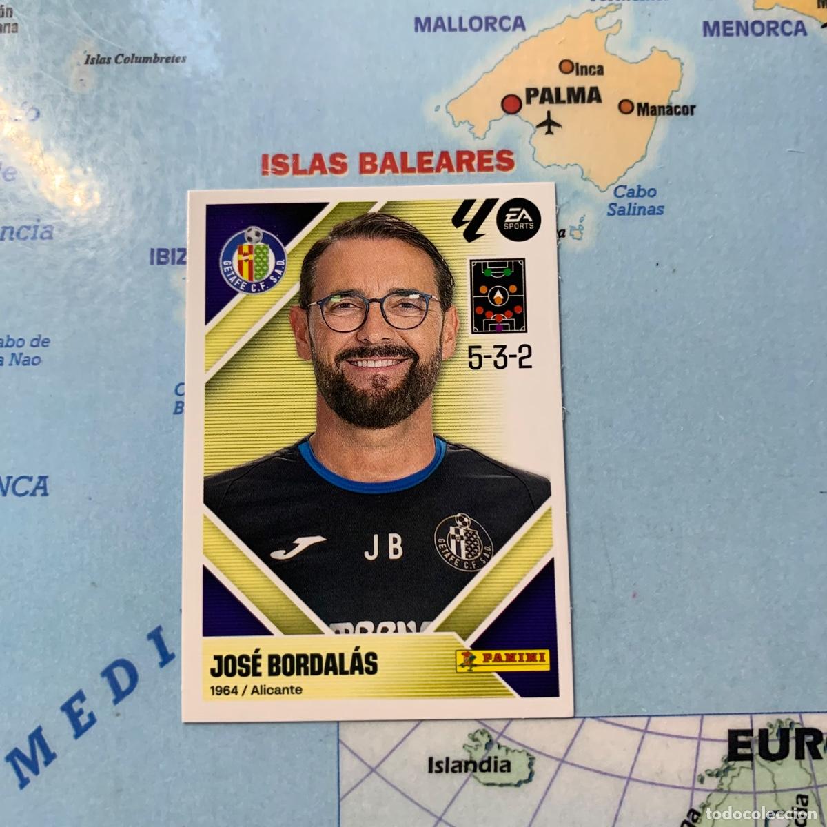 Cromos de f&uacute;tbol: B&oacute;rdalas entrenador n&uacute;mero 2 del Getafe cromo liga este 26-27 2026-2027