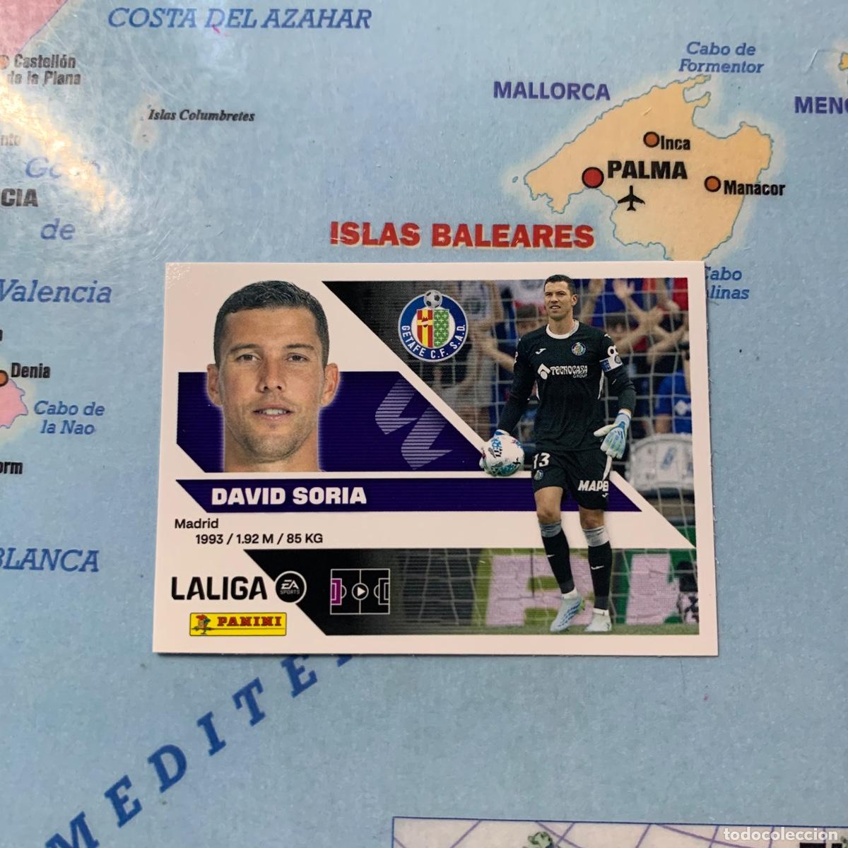 Cromos de f&uacute;tbol: David Soria n&uacute;mero 3 del Getafe cromo liga este 26-27 2026-2027