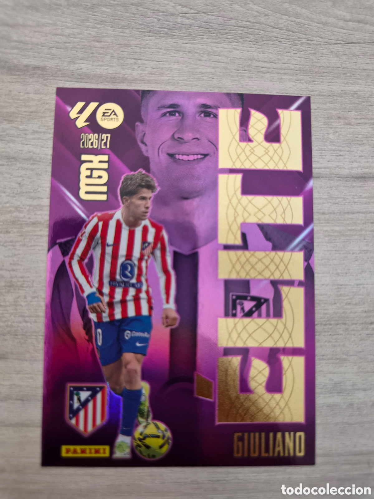 Cromos de f&uacute;tbol: N&deg;7 Elite Giuliano Megacracks 26/27