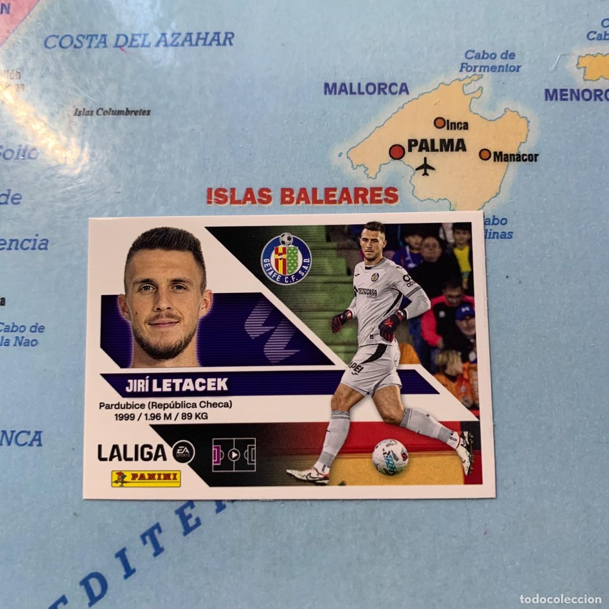 Cromos de f&uacute;tbol: Letacek n&uacute;mero 4 del Getafe cromo liga este 26-27 2026-2027