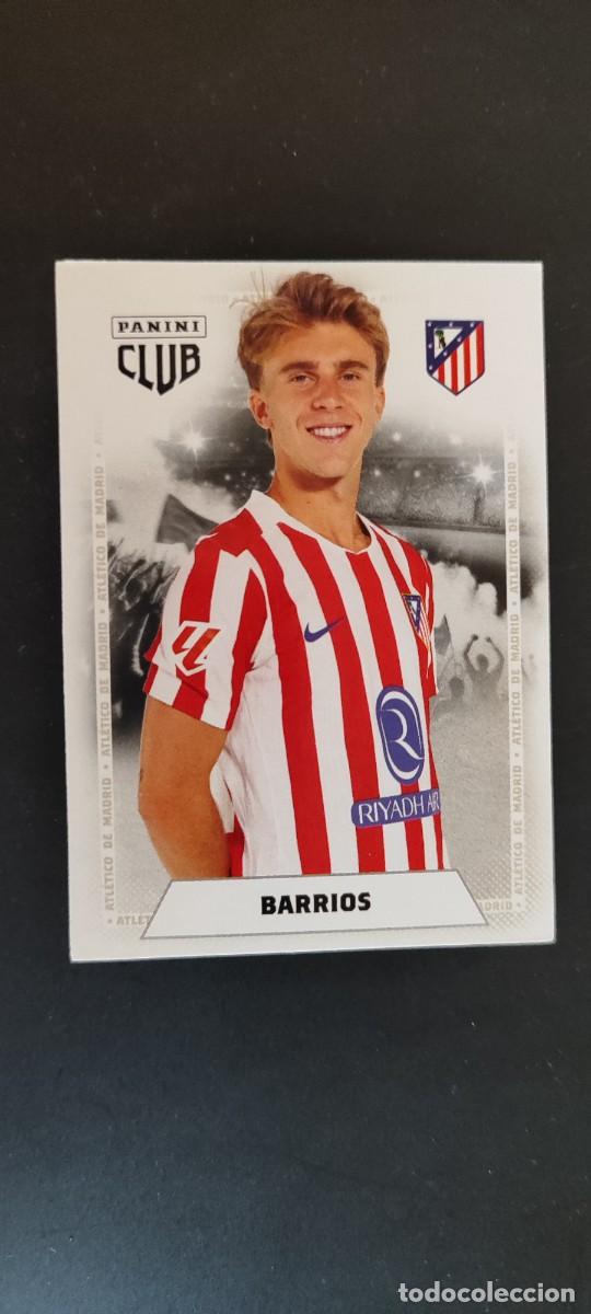 Cromos de f&uacute;tbol: PANINI CLUB 25/26 AT MADRID CARD BASICA BARRIOS # 18