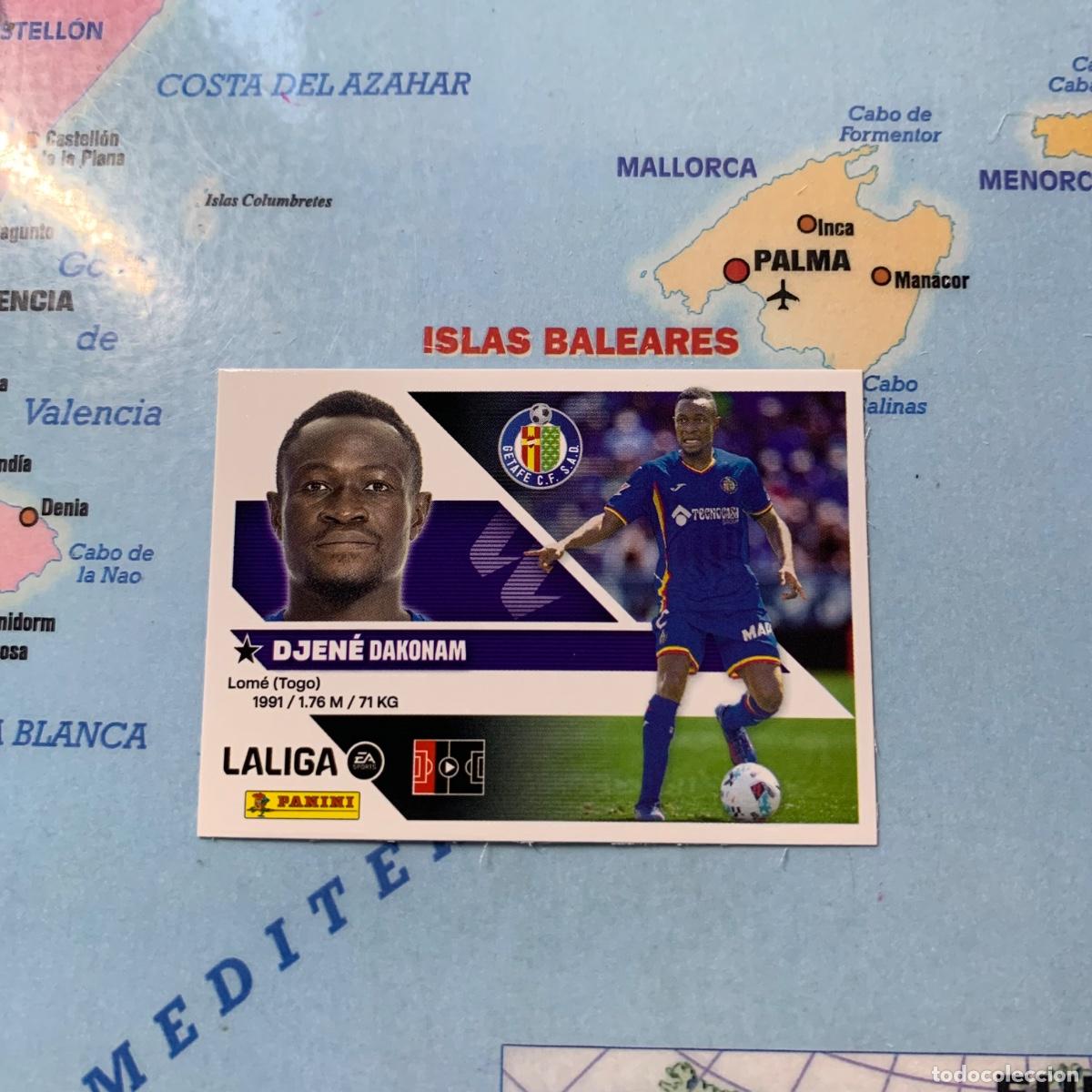 Cromos de f&uacute;tbol: Djene n&uacute;mero 6 del Getafe cromo liga este 26-27 2026-2027