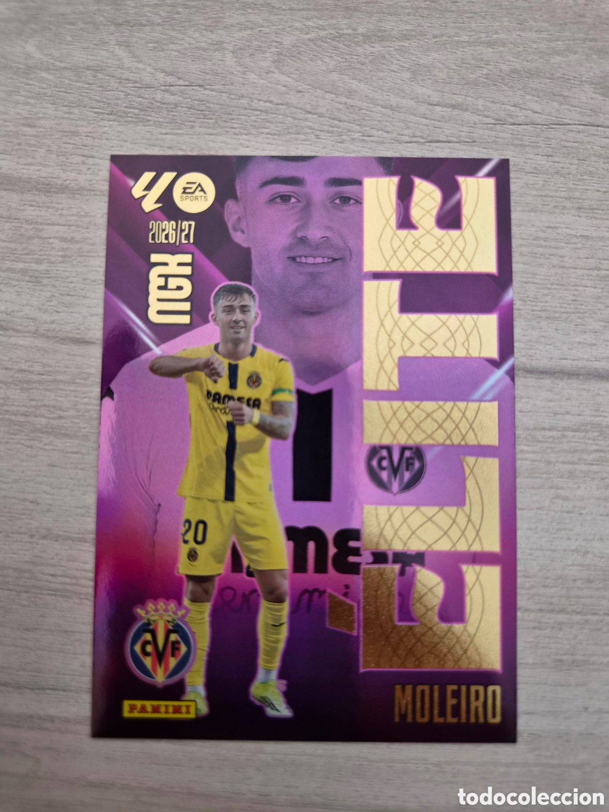 Cromos de f&uacute;tbol: N&deg;11 Elite Moleiro Megacracks 26/27