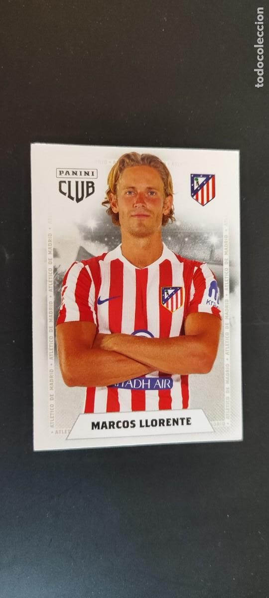 Cromos de Futebol: PANINI CLUB 25/26 AT MADRID CARD BASICA MARCOS LLORENTE # 8