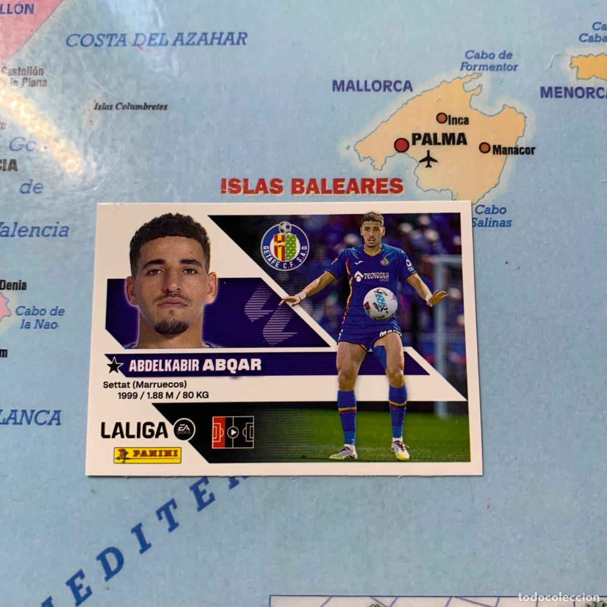 Fu&szlig;ball-Sticker: Abqar n&uacute;mero 8 del Getafe cromo liga este 26-27 2026-2027