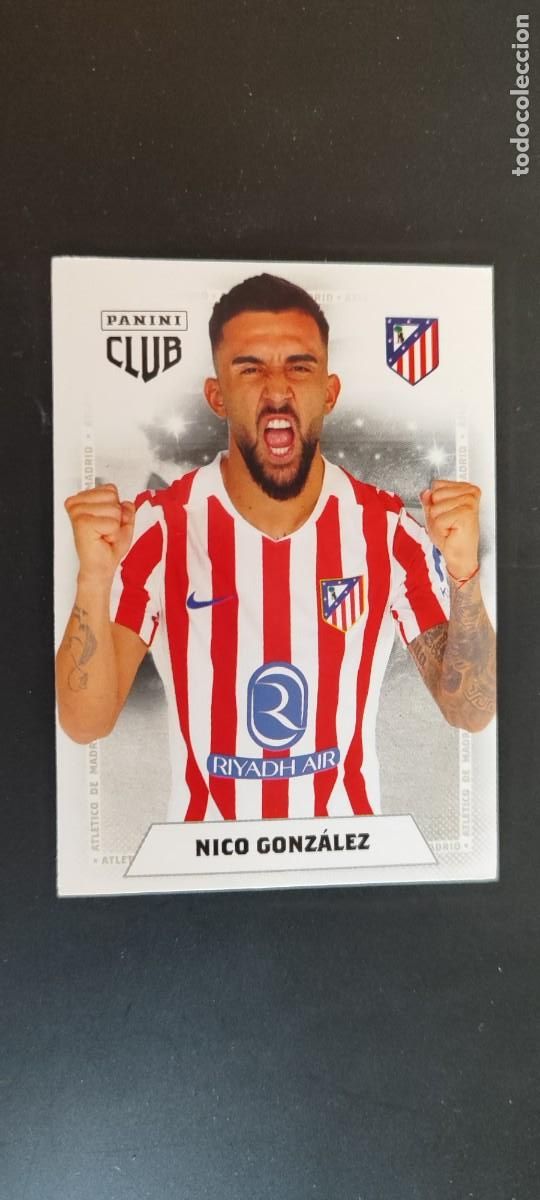 Cartes &agrave; collectionner de Football: PANINI CLUB 25/26 AT MADRID CARD BASICA NICO GONZALEZ # 24