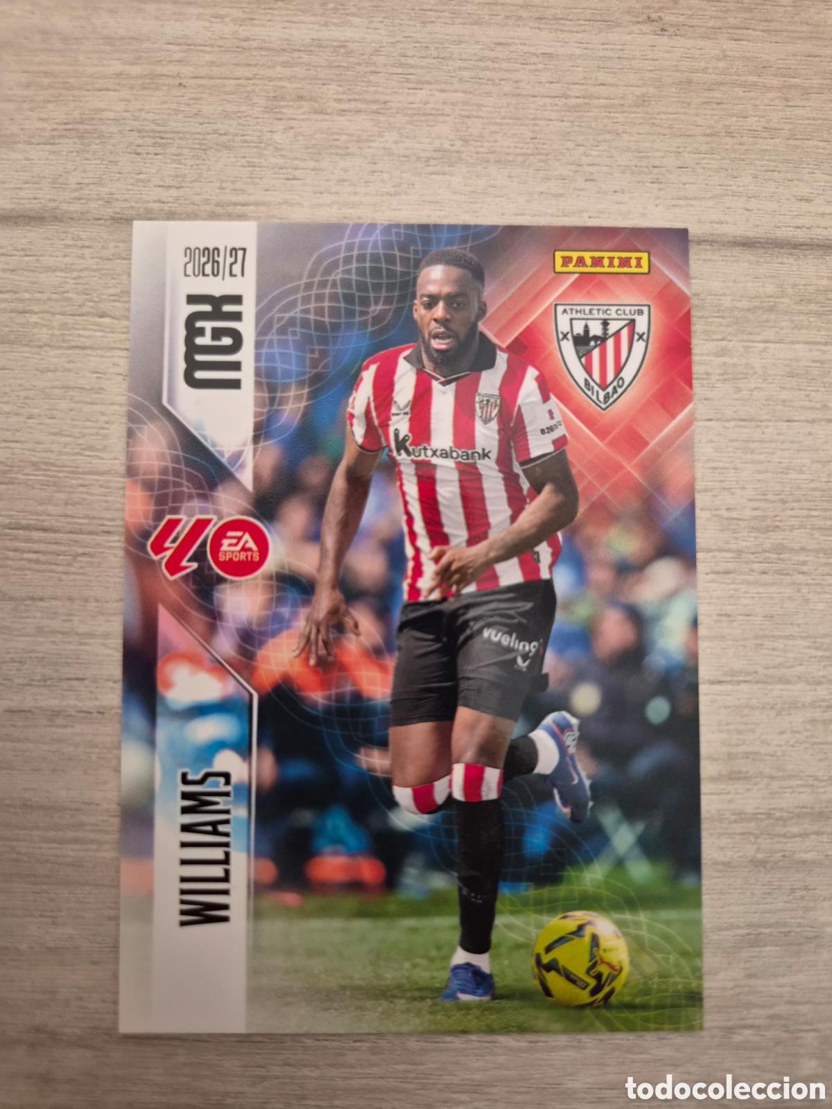 Cromos de f&uacute;tbol: N&deg;52 Athletic de Bilbao Williams Megacracks 26/27
