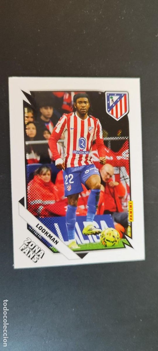 Cromos de Futebol: PANINI CLUB 25/26 AT MADRID CARD ZONA FANS LOOKMAN # 38