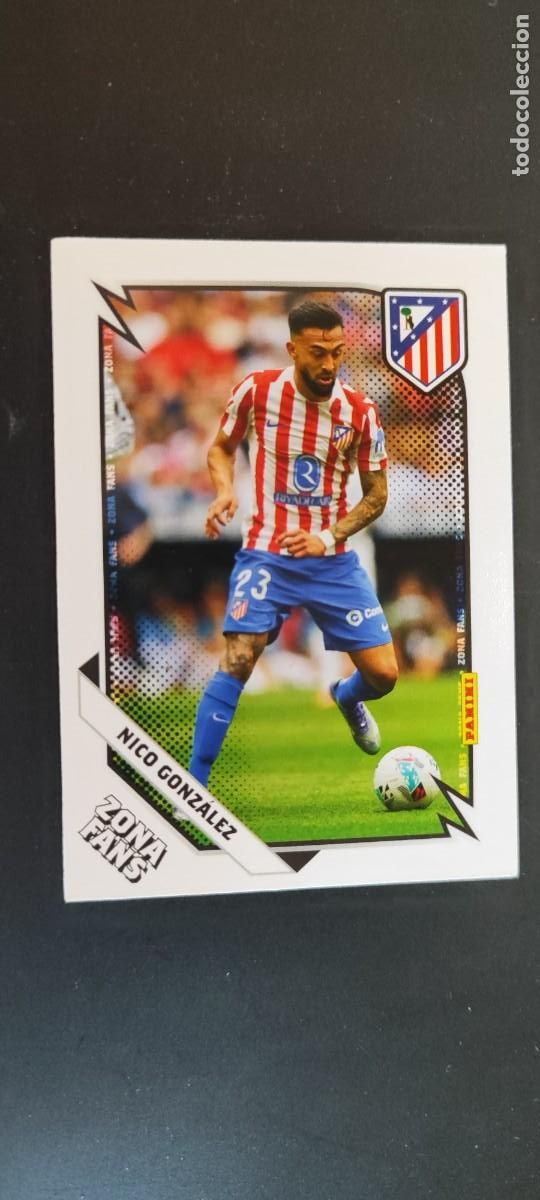 Cromos de Futebol: PANINI CLUB 25/26 AT MADRID CARD ZONA FANS NICO GONZALEZ # 40