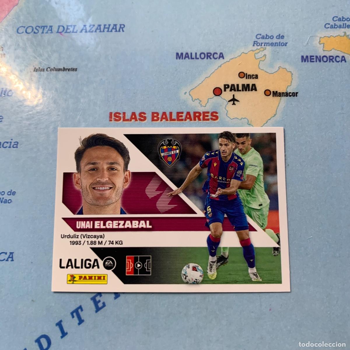 Cromos de f&uacute;tbol: Elgezabal n&uacute;mero 6 del Levante cromo liga este 26-27 2026-2027