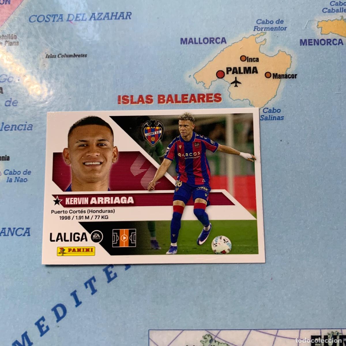 Cartes &agrave; collectionner de Football: Arriaga n&uacute;mero 10 del Levante cromo liga este 26-27 2026-2027