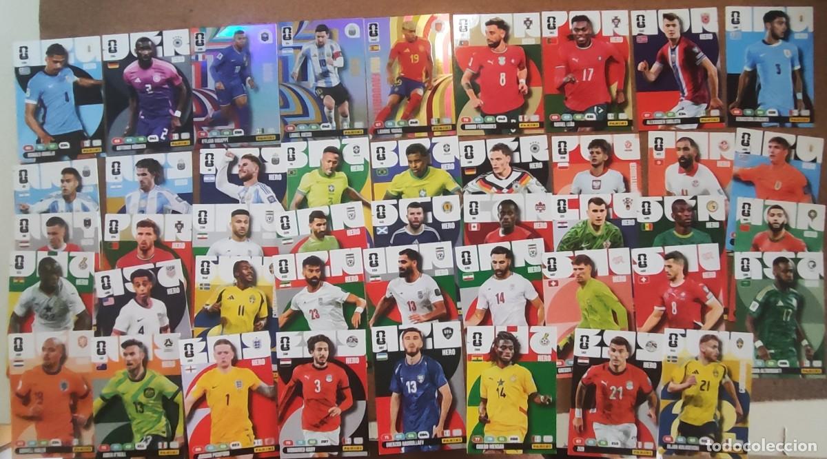 Cartes &agrave; collectionner de Football: ADRENALYN XL FIFA WORLD CUP 2026 LOTE DE 44 CARTAS CON MESSI/MBAPPE Y LAMINE YAMAL