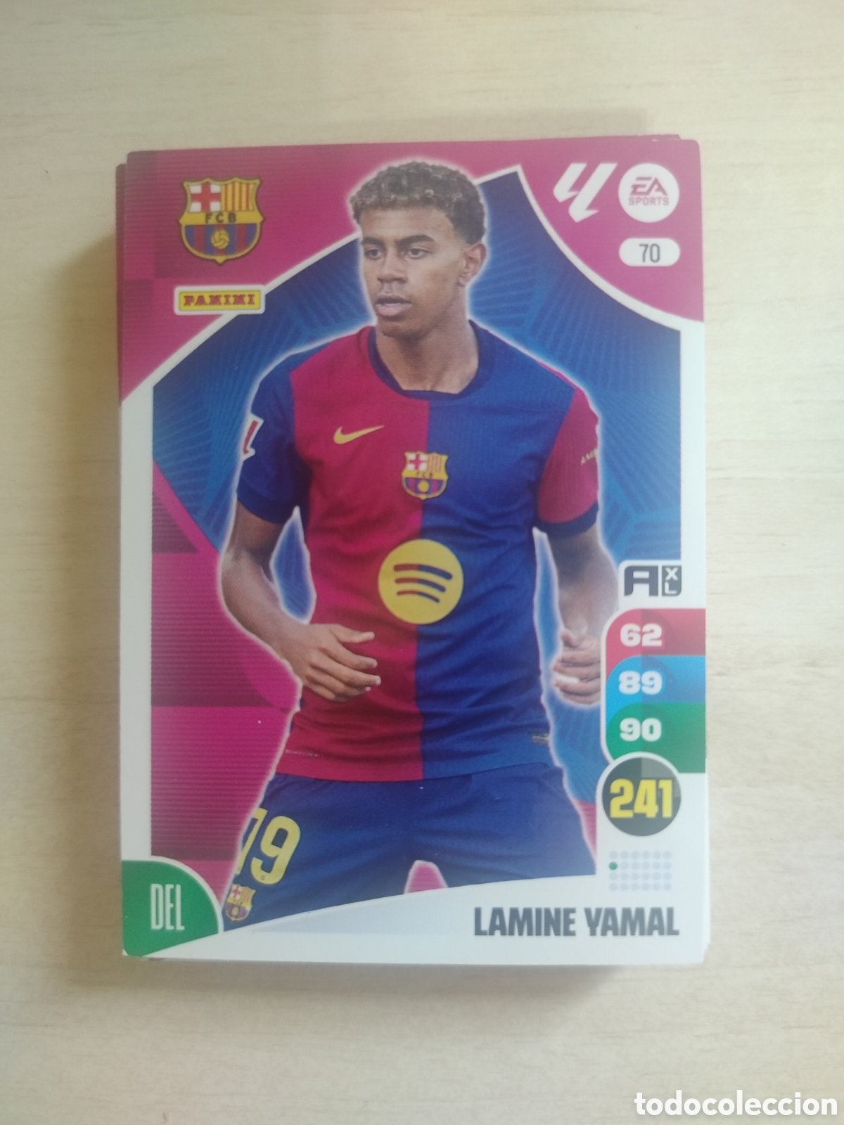 Cartes &agrave; collectionner de Football: LAMINE YAMAL 70 ADRENALYN 2024 2025 24 25