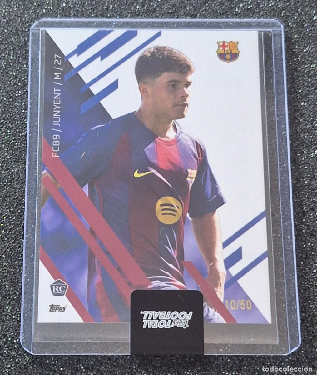Cartes &agrave; collectionner de Football: Quim Junyent Barcelona Topps Total Football Team Set 10/50 Blue