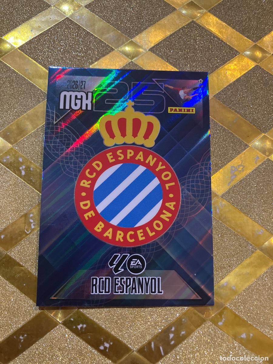 Cartes &agrave; collectionner de Football: CROMO DE FUTBOL NUMERO 163 ESCUDO DEL ESPA&Ntilde;OL ESPANYOL LIGA 2026 2027 MEGACRAKS MGK PANINI !