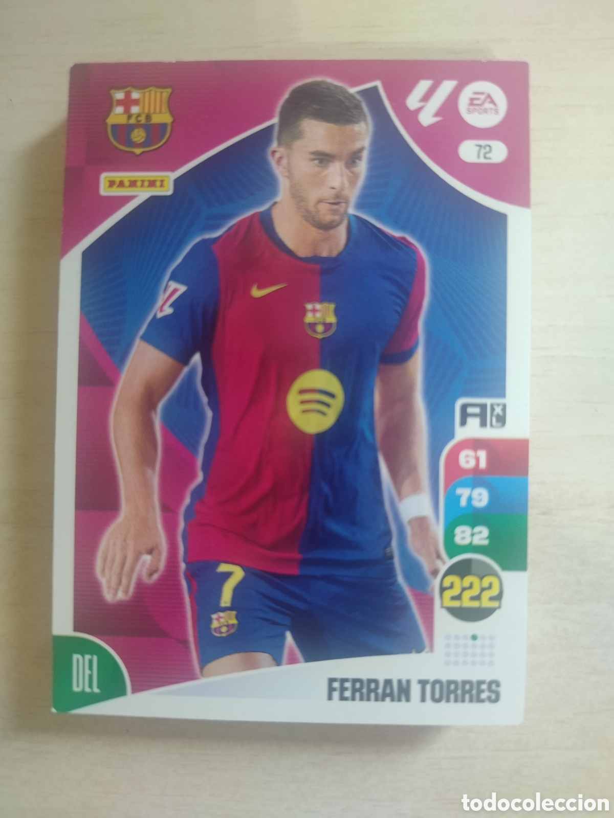 Cartes &agrave; collectionner de Football: FERRAN TORRES 72 ADRENALYN 2024 2025 24 25