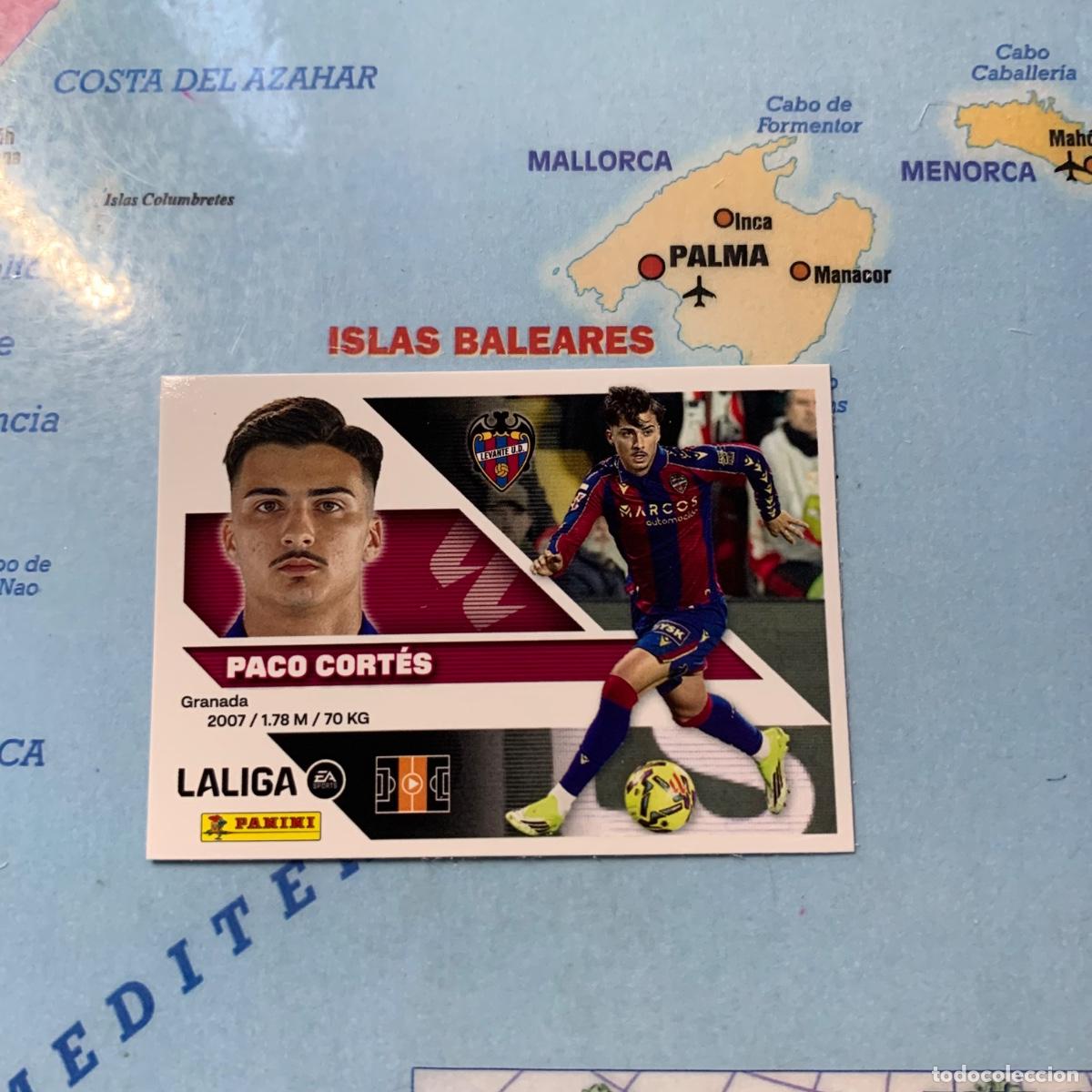 Cartes &agrave; collectionner de Football: Paco Cort&eacute;s n&uacute;mero 14B del Levante cromo liga este 26-27 2026-2027
