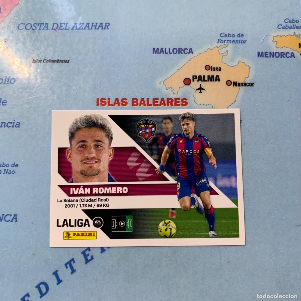 Football Stickers: Romero n&uacute;mero 18 del Levante cromo liga este 26-27 2026-2027