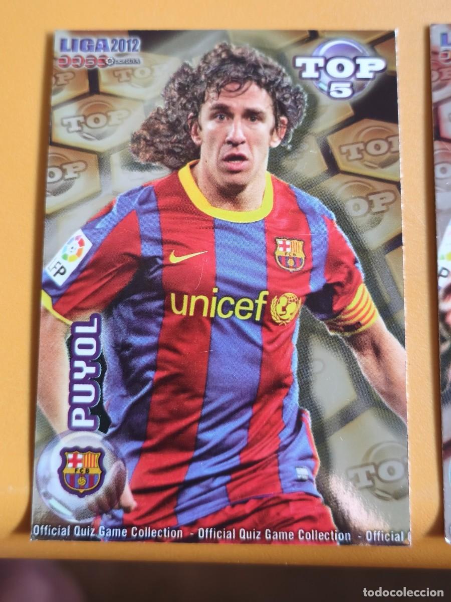 Cromos de f&uacute;tbol: puyol, liga 2012 top