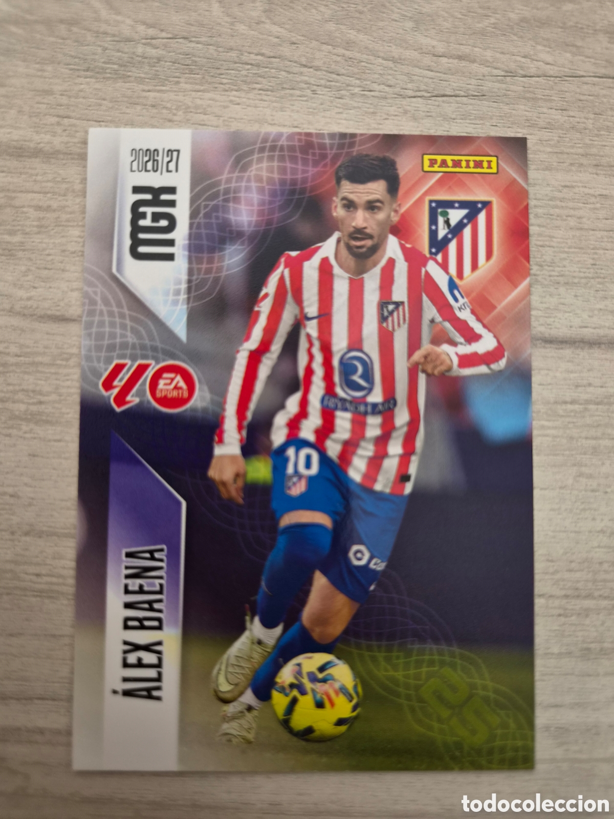 Cromos de f&uacute;tbol: N&deg;67 Atl&eacute;tico de Madrid Alex Baena Megacracks 26/27