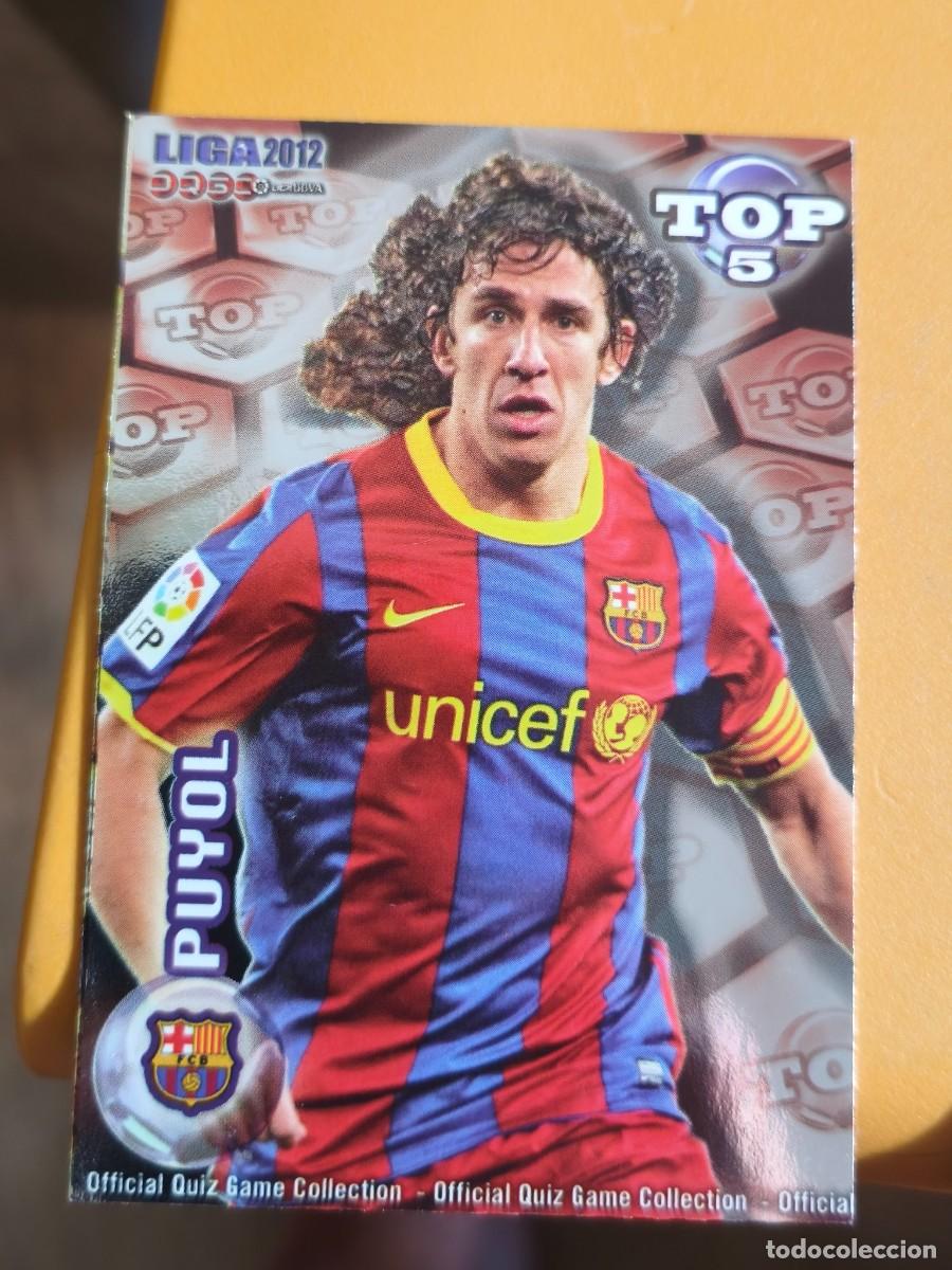 Cromos de f&uacute;tbol: puyol, liga 2012 top