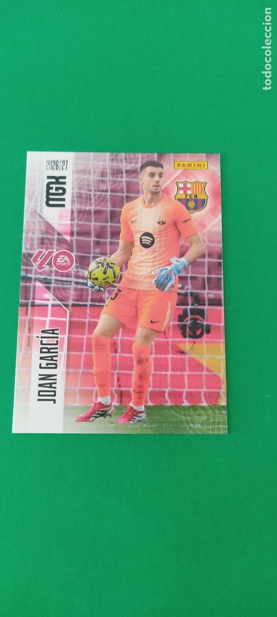 Cromos de f&uacute;tbol: TRADING CARD FUTBOL JOAN GARCIA F.C. BARCELONA N&ordm; 74 LIGA MEGACRACKS 2026-2027/26-27 PANINI