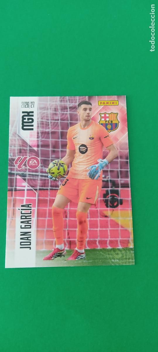 Cromos de f&uacute;tbol: TRADING CARD FUTBOL JOAN GARCIA F.C. BARCELONA N&ordm; 74 LIGA MEGACRACKS 2026-2027/26-27 PANINI