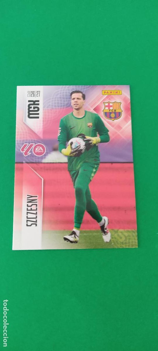 Cromos de f&uacute;tbol: TRADING CARD FUTBOL SZCZESNY F.C. BARCELONA N&ordm; 75 LIGA MEGACRACKS 2026-2027/26-27 PANINI