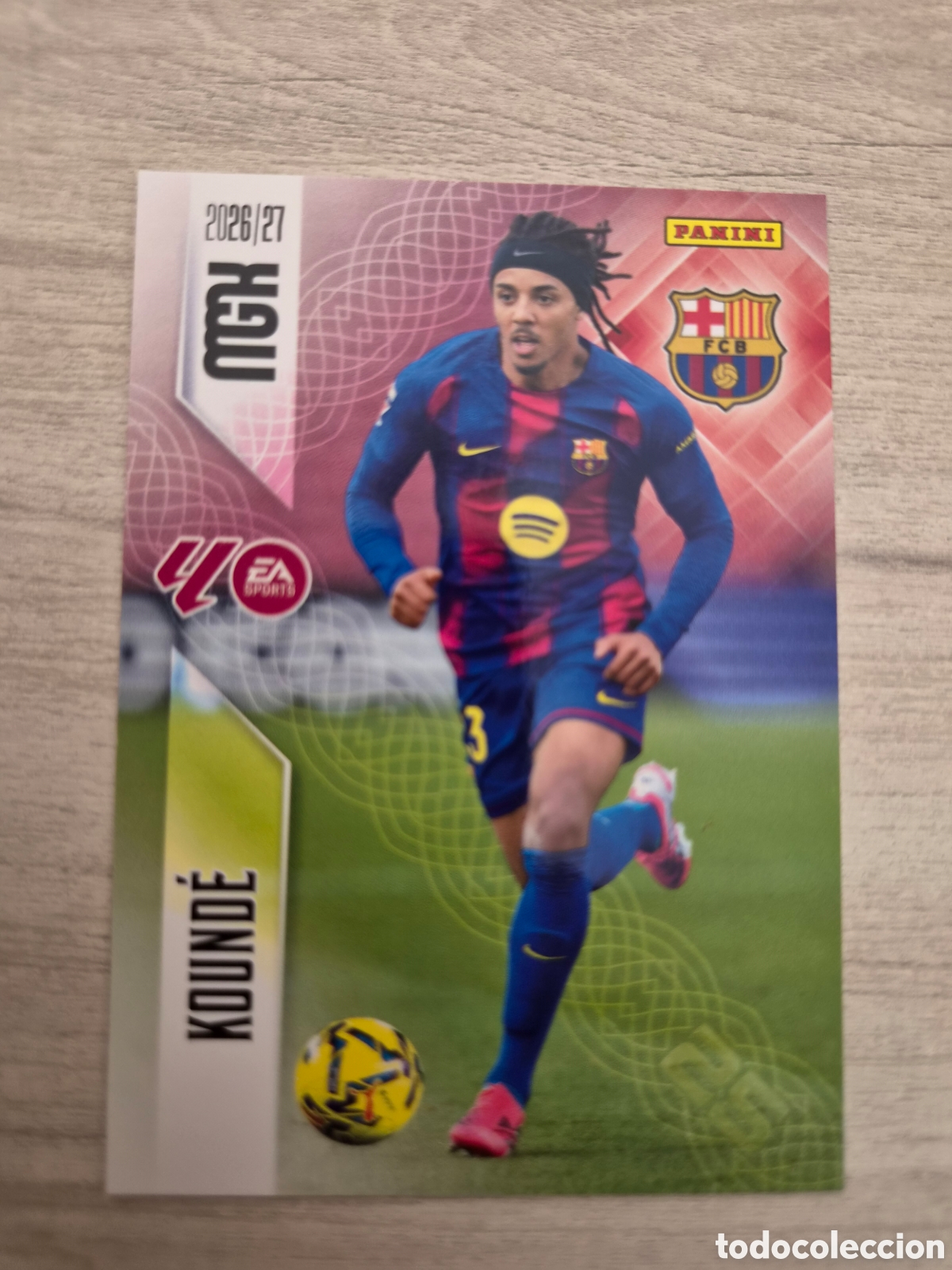 Cromos de f&uacute;tbol: N&deg;76 FC Barcelona Kounde Megacracks 26/27