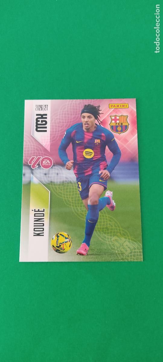 Cromos de f&uacute;tbol: TRADING CARD FUTBOL KOUNDE F.C. BARCELONA N&ordm; 76 LIGA MEGACRACKS 2026-2027/26-27 PANINI