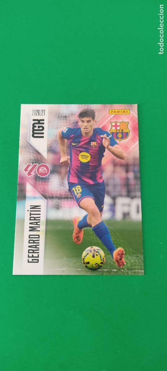Cromos de f&uacute;tbol: TRADING CARD FUTBOL GERARD MARTIN F.C. BARCELONA N&ordm; 77 LIGA MEGACRACKS 2026-2027/26-27 PANINI