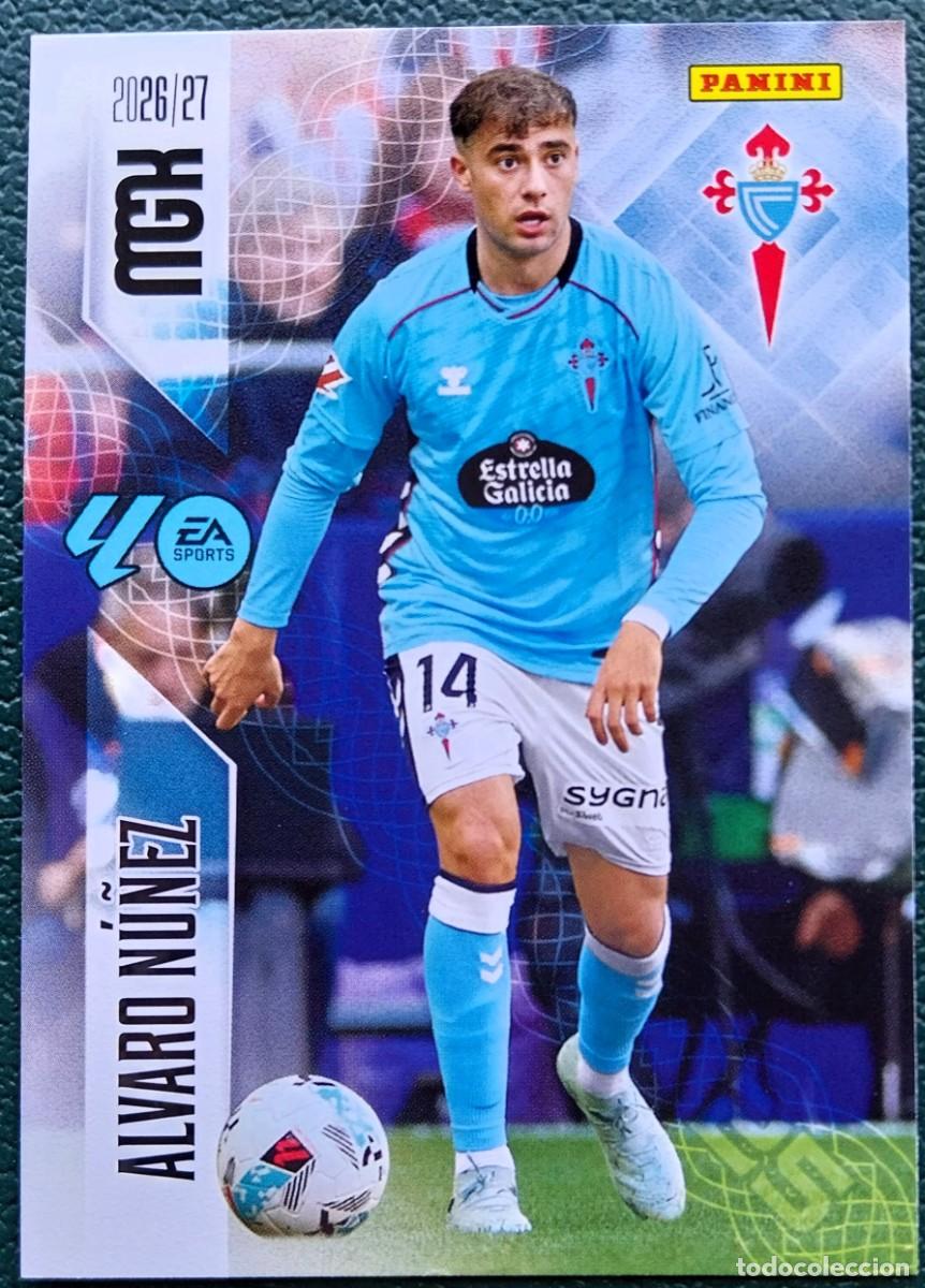 Cromos de f&uacute;tbol: 113 ALVARO NU&Ntilde;EZ CELTA DE VIGO FICHAS ALBUM MEGACRACKS 2026 2027 MGK 26 27