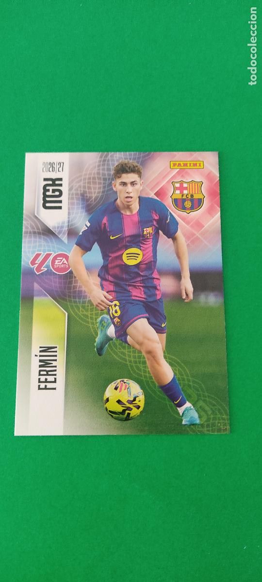 Cromos de f&uacute;tbol: TRADING CARD FUTBOL FERM&Iacute;N F.C. BARCELONA N&ordm; 86 LIGA MEGACRACKS 2026-2027/26-27 PANINI