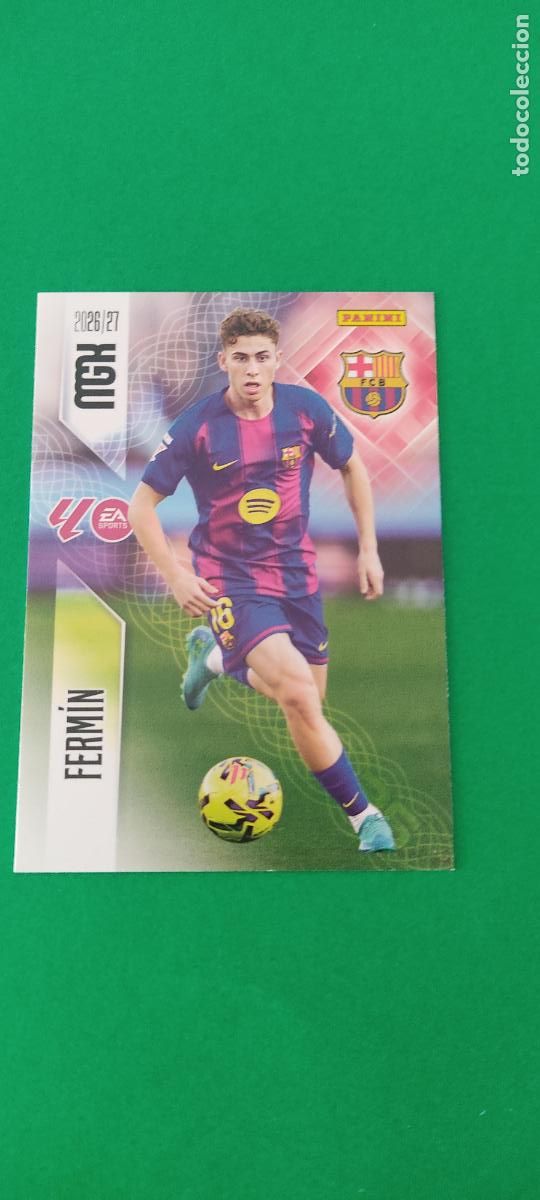 Cromos de f&uacute;tbol: TRADING CARD FUTBOL FERM&Iacute;N F.C. BARCELONA N&ordm; 86 LIGA MEGACRACKS 2026-2027/26-27 PANINI