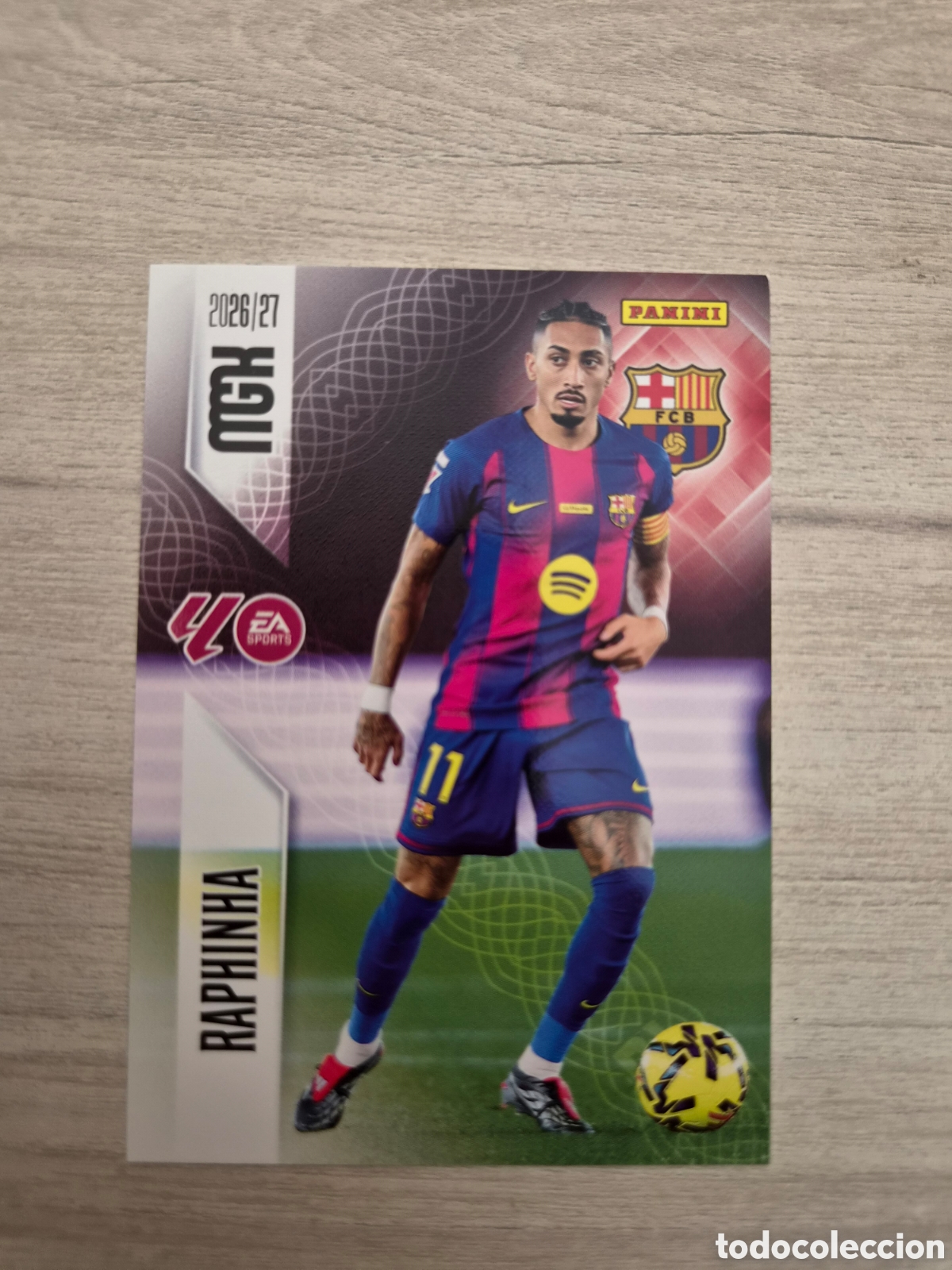 Cromos de f&uacute;tbol: N&deg;88 FC Barcelona Raphinha Megacracks 26/27