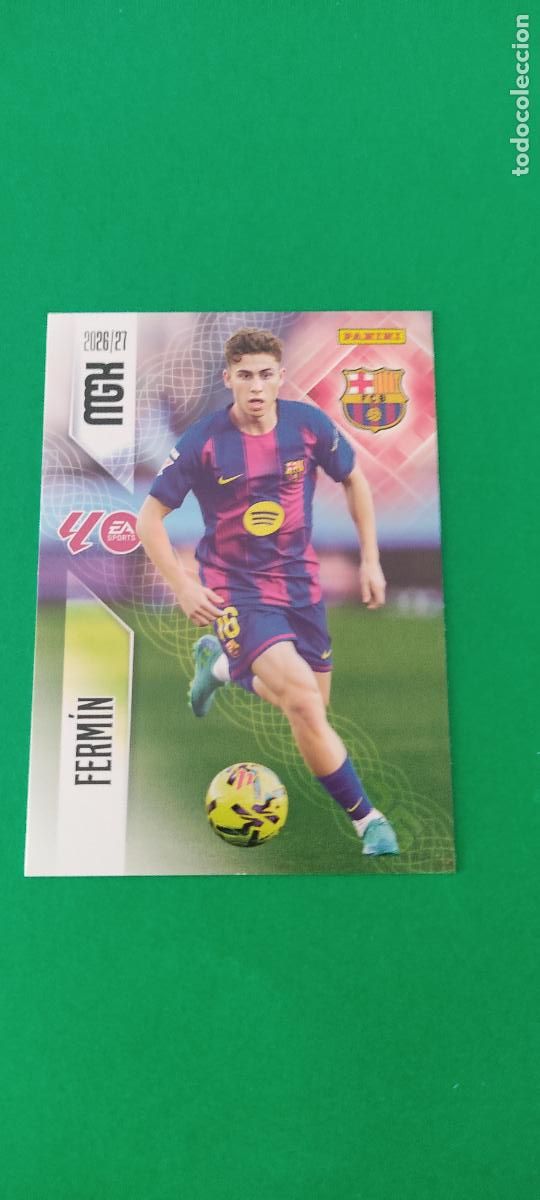 Cromos de f&uacute;tbol: TRADING CARD FUTBOL FERM&Iacute;N F.C. BARCELONA N&ordm; 86 LIGA MEGACRACKS 2026-2027/26-27 PANINI