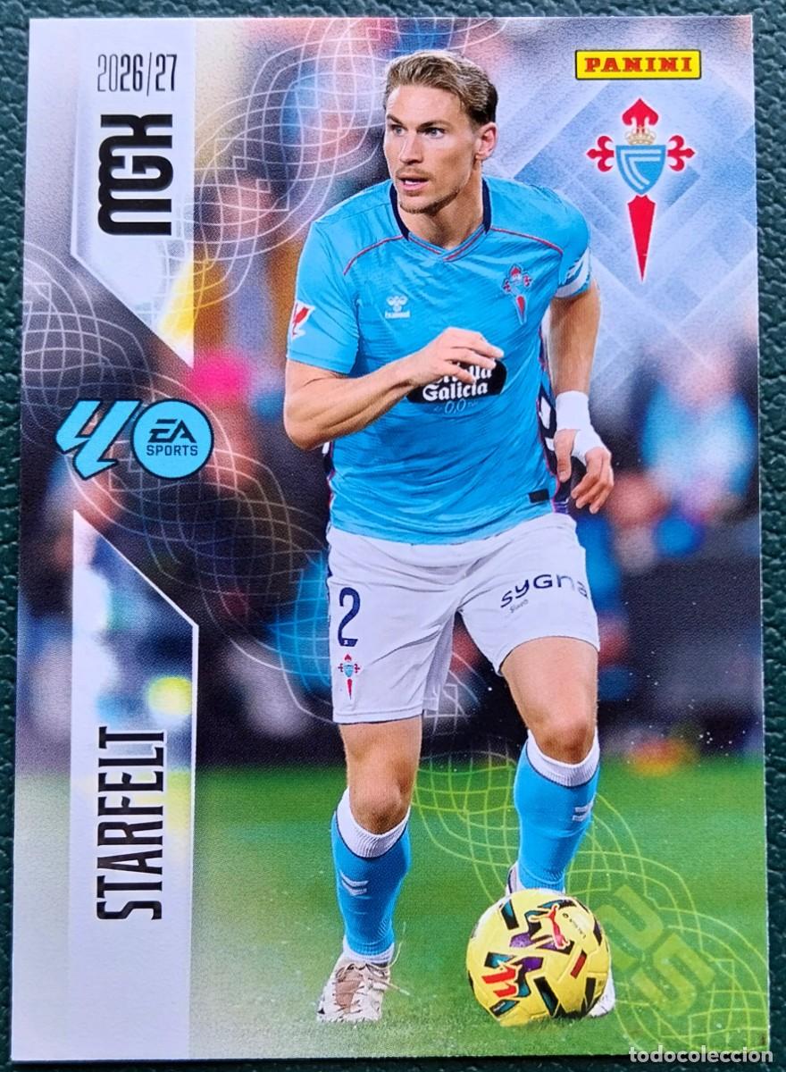 Cromos de f&uacute;tbol: 115 STARFELT CELTA DE VIGO FICHAS ALBUM MEGACRACKS 2026 2027 MGK 26 27