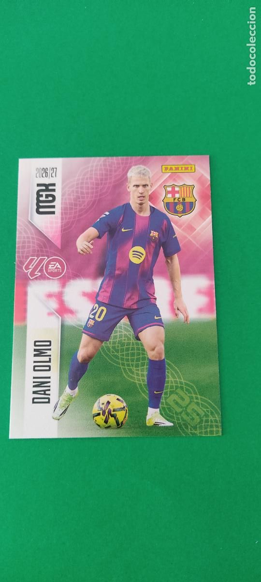 Cromos de f&uacute;tbol: TRADING CARD FUTBOL DANI OLMO F.C. BARCELONA N&ordm; 87 LIGA MEGACRACKS 2026-2027/26-27 PANINI