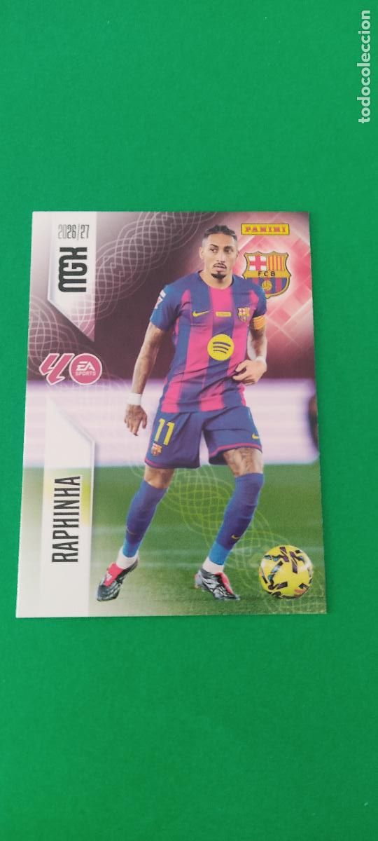 Cromos de f&uacute;tbol: TRADING CARD FUTBOL RAPHINHA F.C. BARCELONA N&ordm; 88 LIGA MEGACRACKS 2026-2027/26-27 PANINI