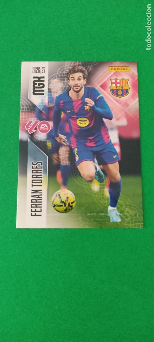 Cromos de f&uacute;tbol: TRADING CARD FUTBOL FERRAN TORRES F.C. BARCELONA N&ordm; 90 LIGA MEGACRACKS 2026-2027/26-27 PANINI