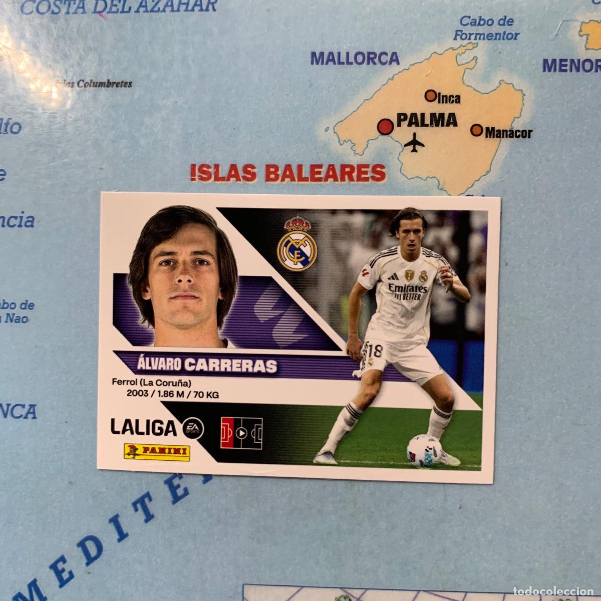 Cromos de f&uacute;tbol: Carreras n&uacute;mero 10A del Real Madrid cromo liga este 26-27 2026-2027