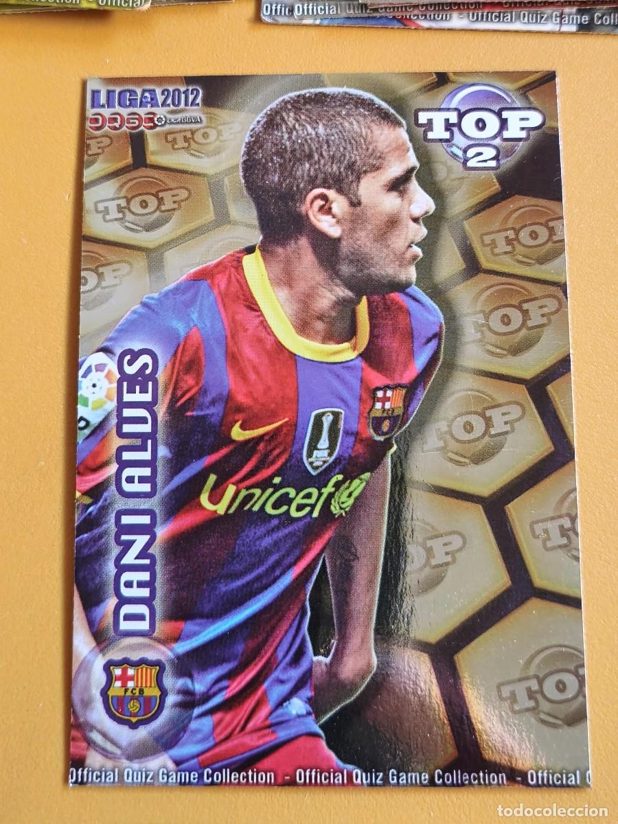 Cromos de f&uacute;tbol: dani alves, liga 2012 top