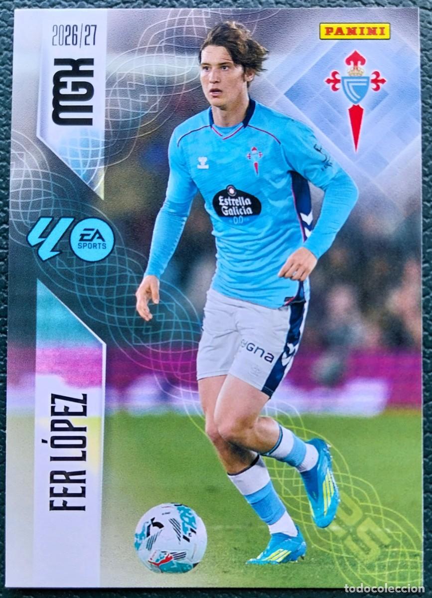 Cromos de f&uacute;tbol: 121 FER LOPEZ CELTA DE VIGO FICHAS ALBUM MEGACRACKS 2026 2027 MGK 26 27
