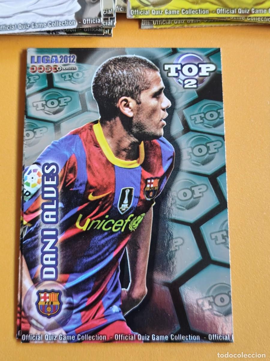 Cromos de f&uacute;tbol: dani alves, liga 2012 top