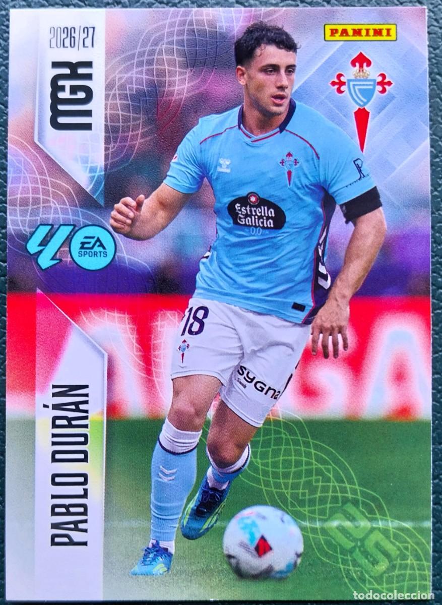 Cromos de f&uacute;tbol: 123 PABLO DURAN CELTA DE VIGO FICHAS ALBUM MEGACRACKS 2026 2027 MGK 26 27